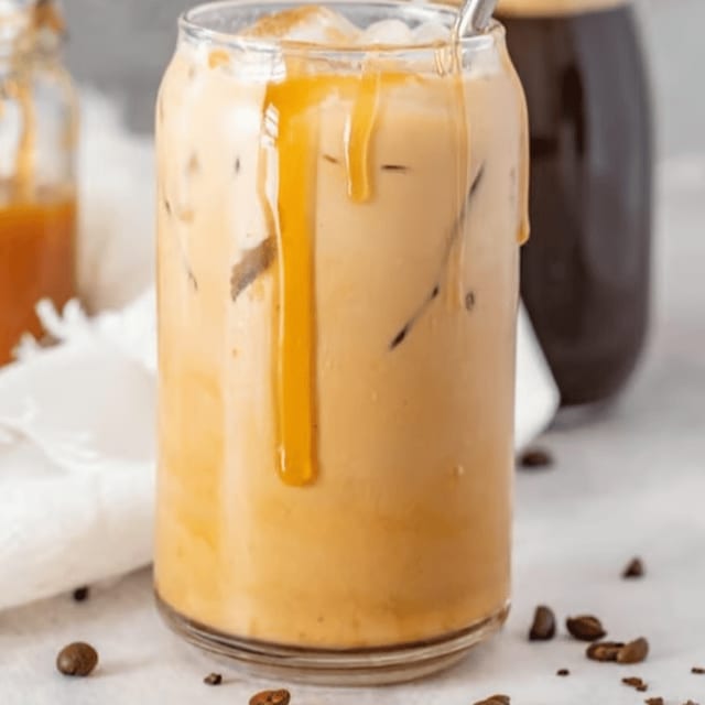 Iced Caramel Latte 16oz.